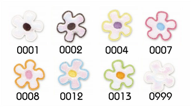 Strijkapplicatie bloem