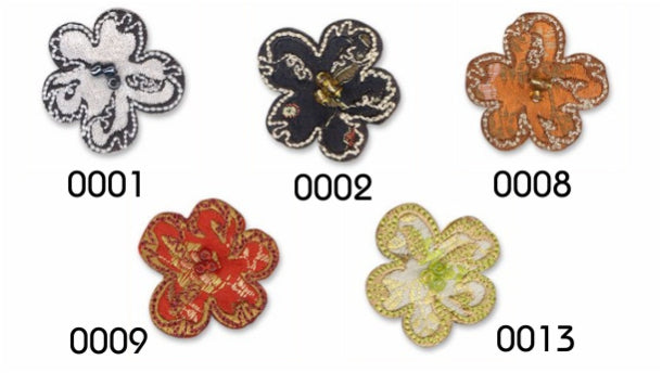 Strijkapplicatie bloem