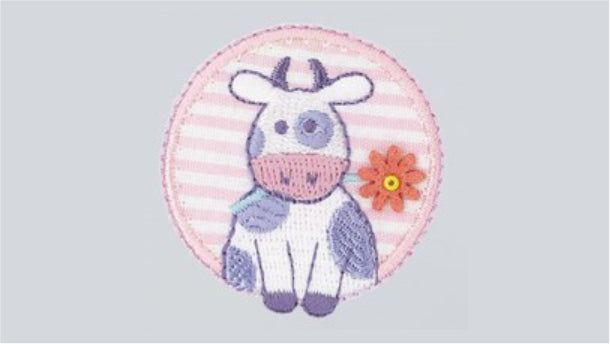 Strijkapplicatie koe