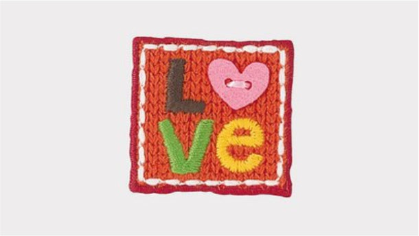Strijkapplicatie love