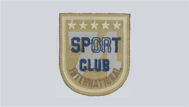 Strijkapplicatie sportclub