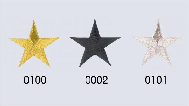 Strijkapplicatie ster midden