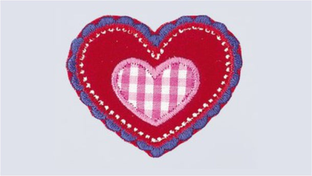 Strijkapplicatie hart