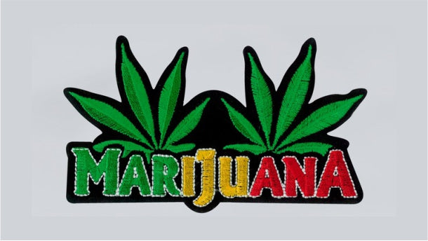 Strijkapplicatie Marijuana