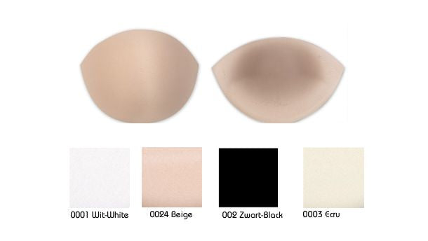 Waterbestendige voorgevormde bh cups - 6 paar