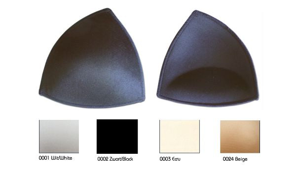 Voorgevormde bh cups lycra - 6 paar