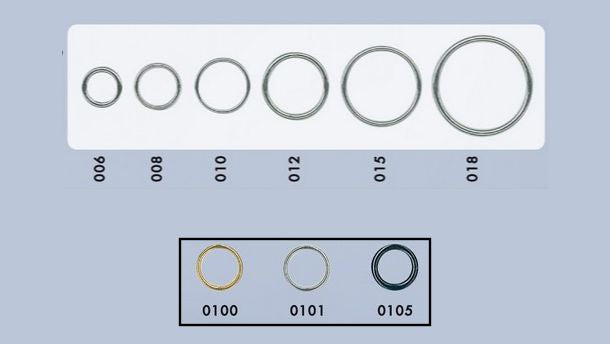 Zamak ring - 100 stuks