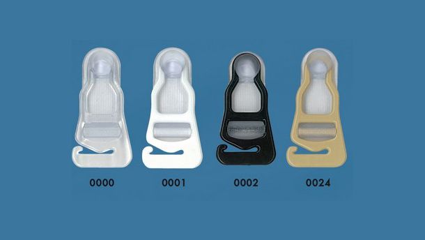 Jarretel clip 10mm - 50 stuks