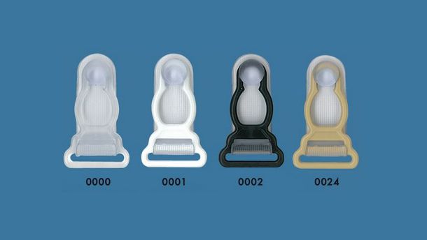 Jarretel clip 16mm - 50 stuks