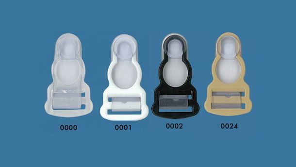 Jarretel clip 14.5mm - 50 stuks