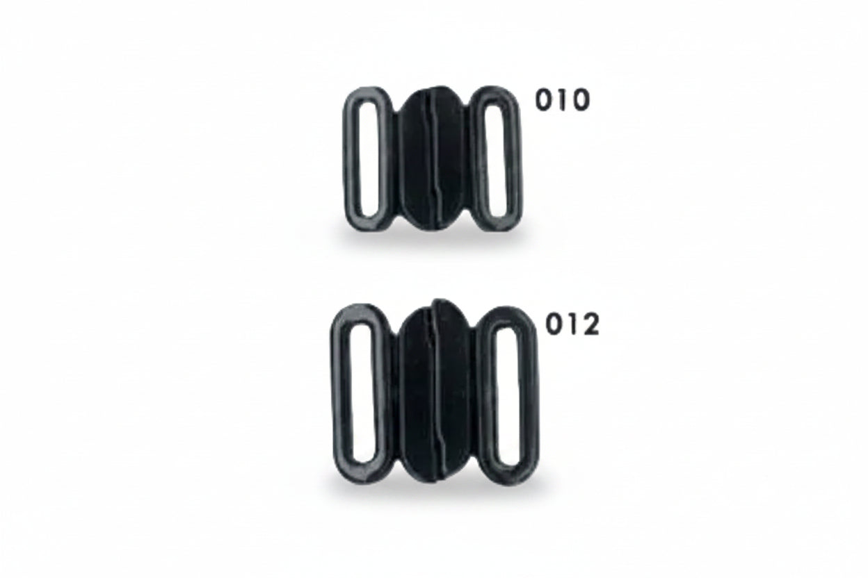 BH nylon sluiting 2-delig - 10mm en 12mm - per 50 stuks
