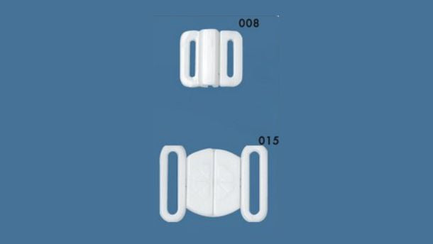 Nylon sluiting 2 delig - 50 stuks