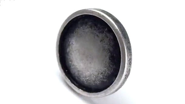 Zamak knoop met achtersteek