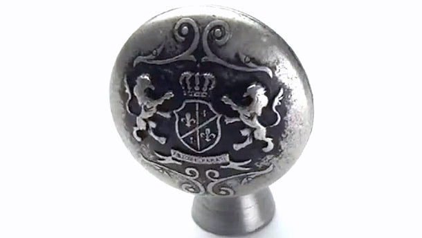 Zamak knoop met achtersteek