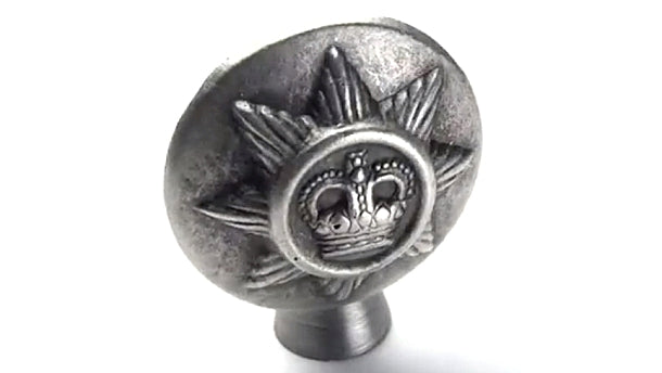 Zamak knoop met achtersteek