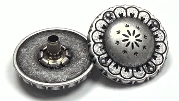 Zamak drukknoop - 11mm/13mm/15mm/18mm