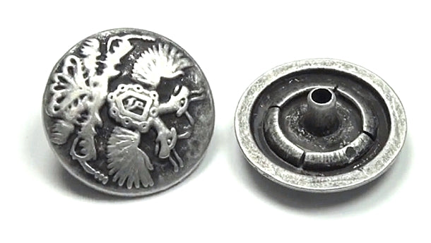 Zamak drukknoop - 15mm/18mm/23mm