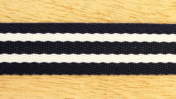 Polyester band met streep - 20mm