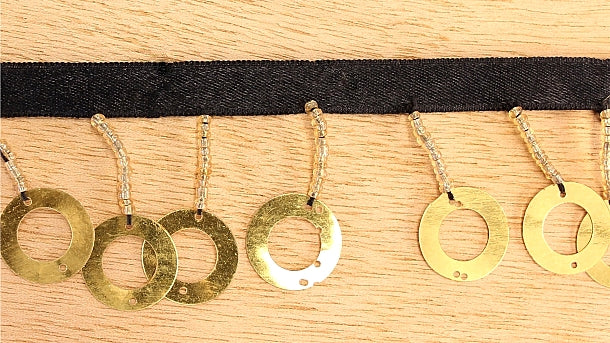Band met hangertjes - 40mm