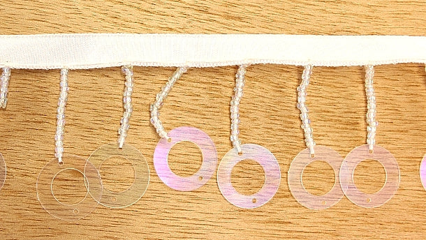 Polyester band met hangertjes - 40mm