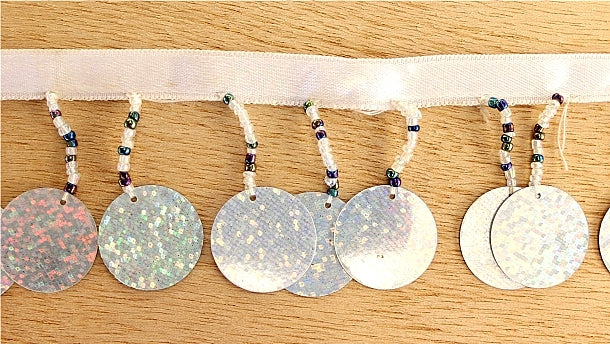 Polyester band met hangertjes - 40mm