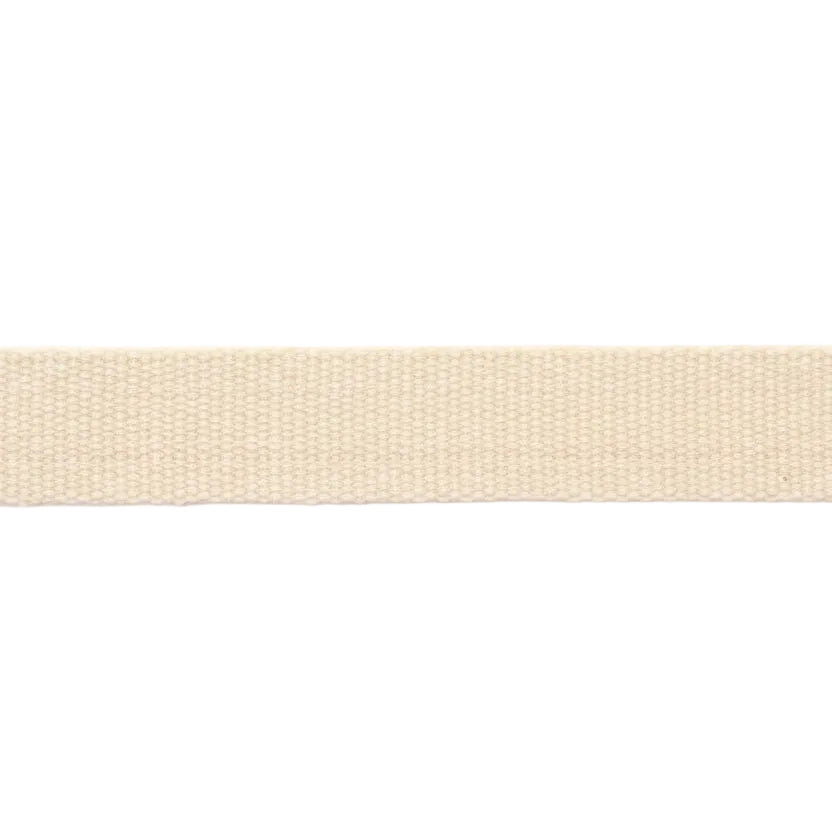 Festes Baumwollband | Judoband | ecru | 30mm | pro Meter