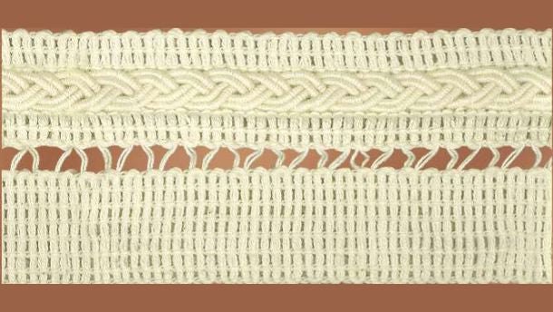 Dubbele katoenen band - 25 meter rol