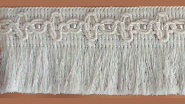 Franjeband katoen 58mm - 25 meter rol