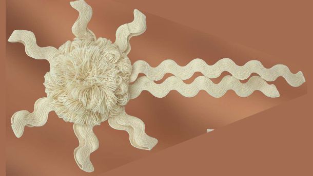 Katoenen knoop 17cm - 6 stuks