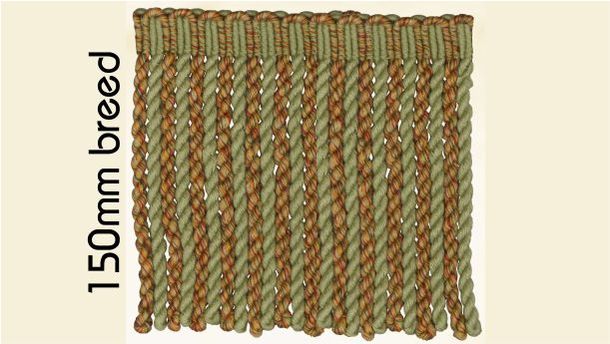 Franjeband 15 centimeter - 15 meter rol