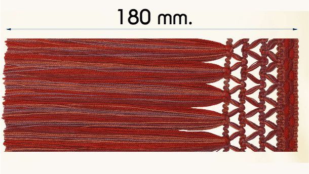Franjeband 180mm - 25 meter rol