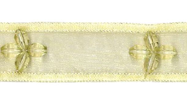 Sierband doorschijnend 25mm - 10 meter rol