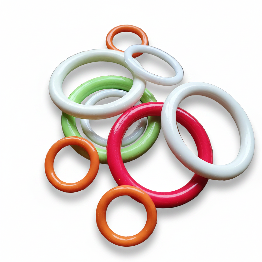 Nylonring weiß | 20mm, 30mm & 43mm | einfärbbar | per 100 St.