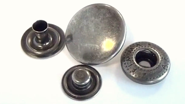 Brass drukknoop - 12mm/15mm/17mm