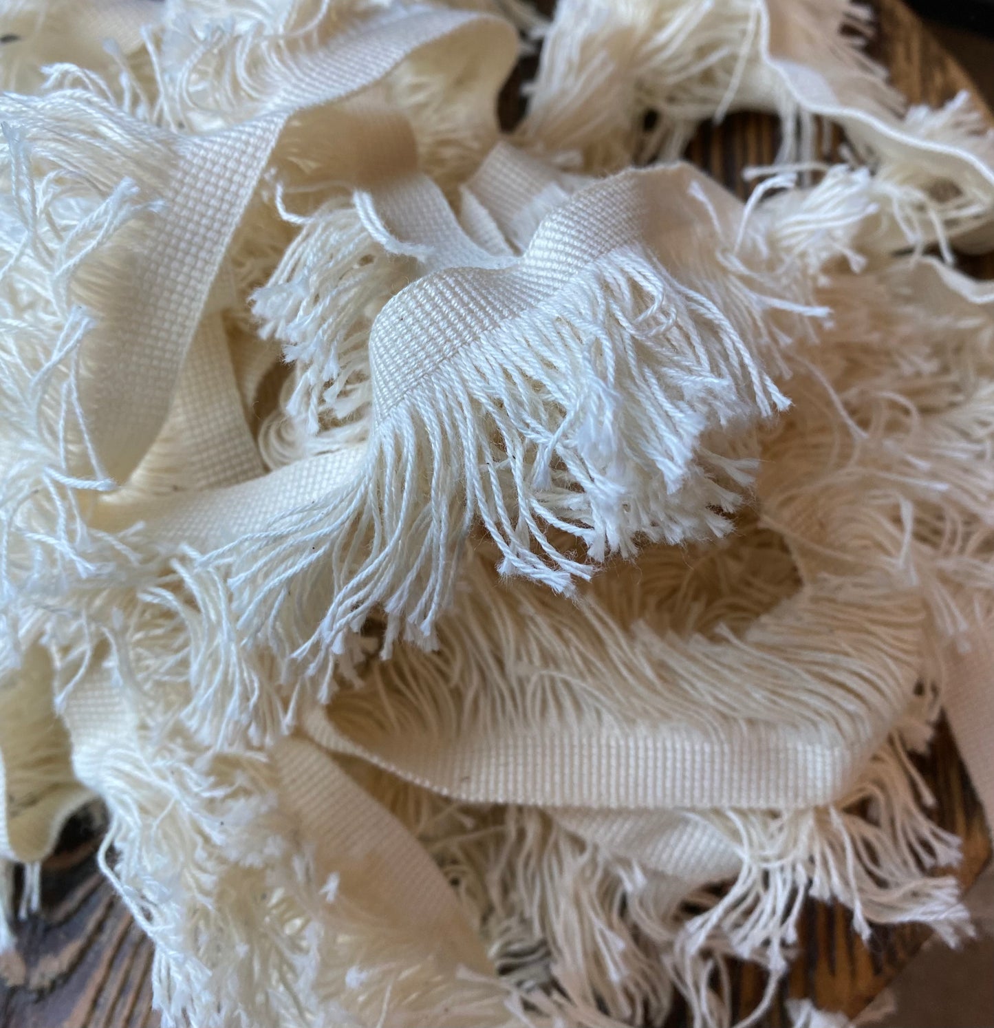 Franje Band - Ongebleekt Katoen - 40mm