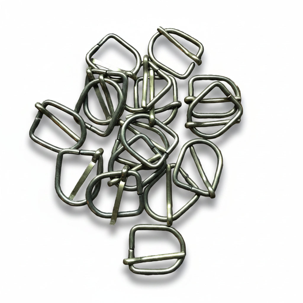 Gesp IJzer brons 20mm - per 50 stuks