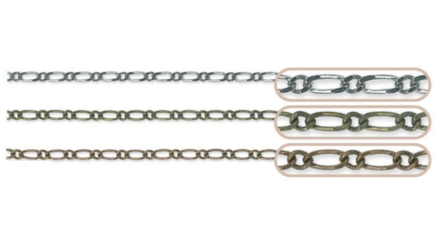 Messing ketting 4mm - 10 meter rol