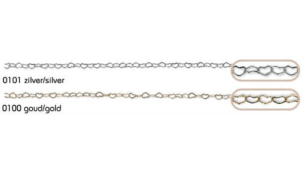 Messing ketting 3mm - 10 meter rol