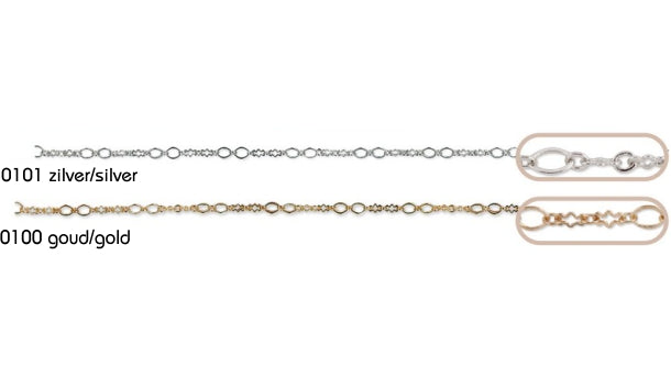 Messing ketting 3mm - 10 meter rol