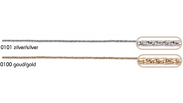 Messing ketting 2.0 mm - 10 meter rol