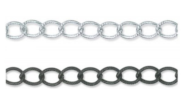 Aluminium ketting 8mm - 25 meter rol