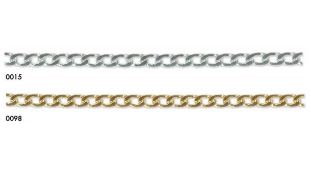 Aluminium ketting 7mm - 25 meter rol