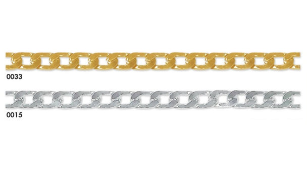 Aluminium ketting 9mm - 15 meter rol