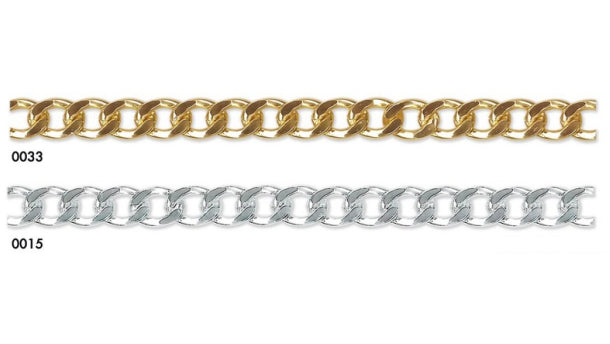 Aluminium ketting 10mm - 15 meter rol