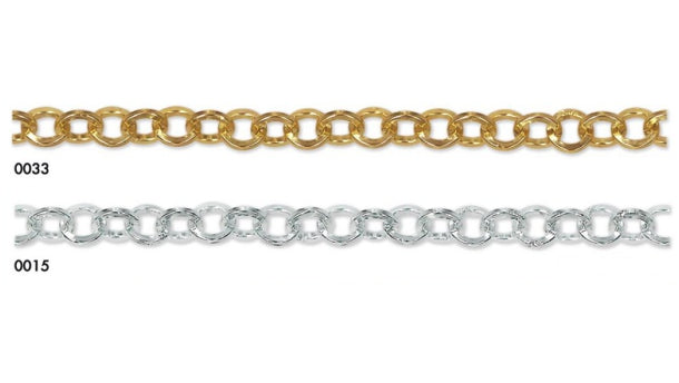 Aluminium ketting 12mm - 15 meter rol