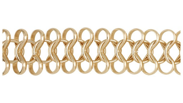 Aluminium ketting 40mm - 5 meter rol