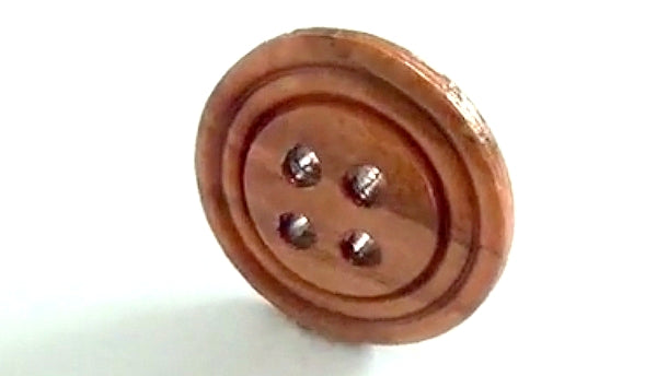 Houten 4 gaats knoop - 13mm/15mm