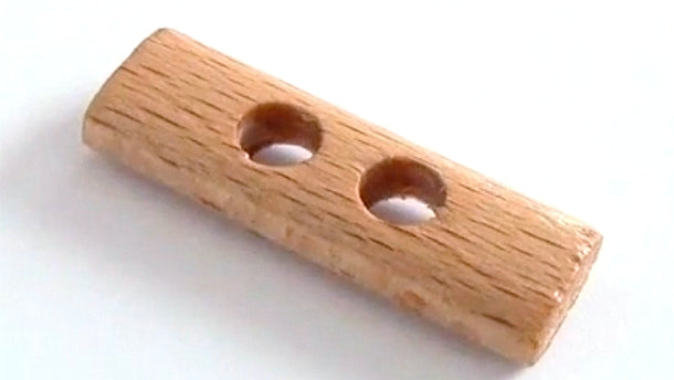 Houten 2 gaats knoop