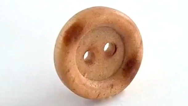 Houten 2 gaats knoop - 16mm