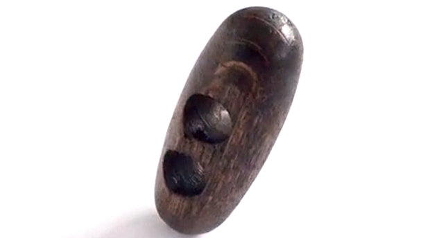 Houten 2 gaats knoop - 30mm